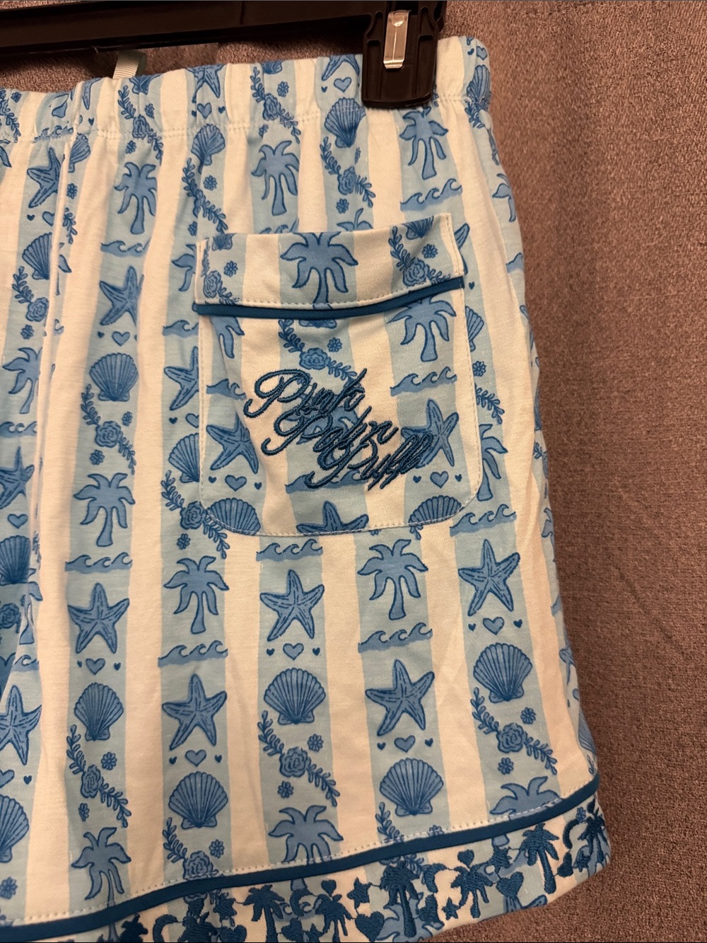 Pink Palm Puff pajamas size XSmall - Picture 8 of 13